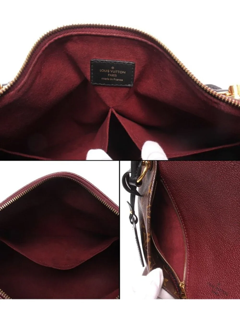 Louis Vuitton 2-Way Shoulder Bag Crossbody Tote MM Monogram